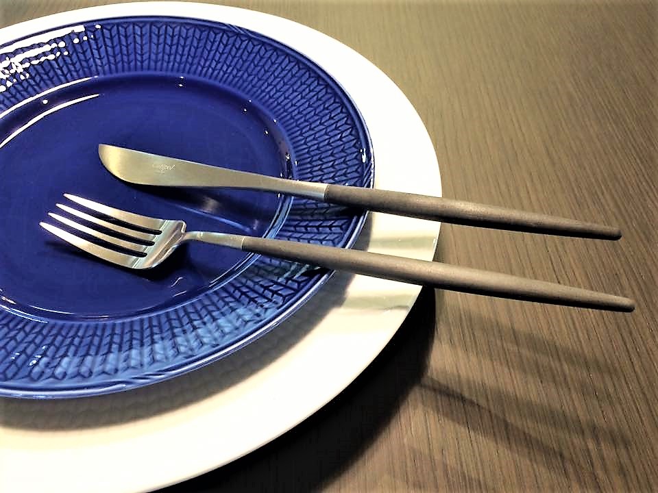 北欧食器】麦の穂をイメージしたモノグラム柄がカワイイ 