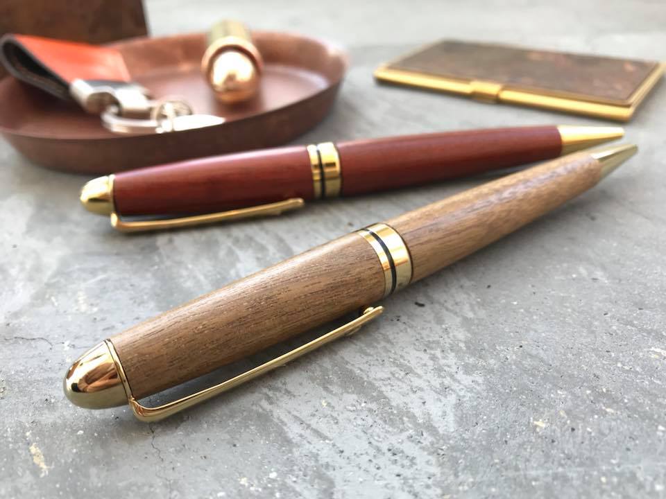 木工作家がつくる 世界に一つの 木製ボールペン