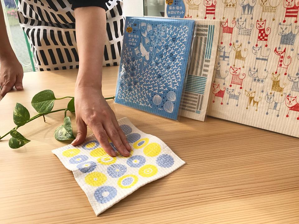 北欧生まれの可愛くって機能性抜群のふきん！スポンジワイプを使ってみました！