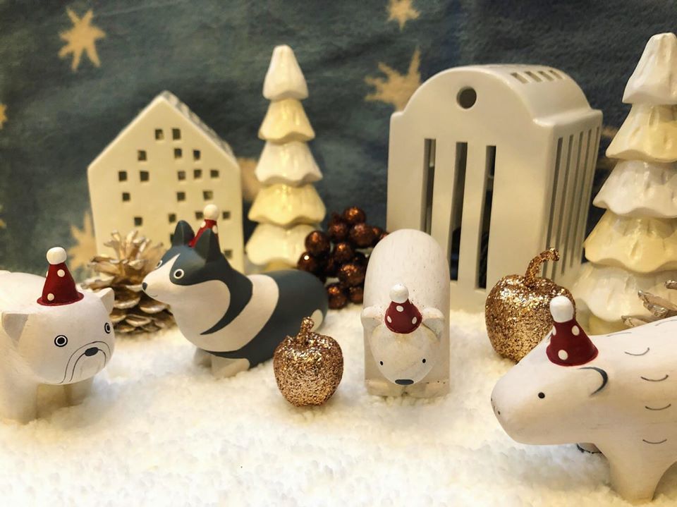 帽子のクリスマスぽれぽれ動物 Labotto Living Style