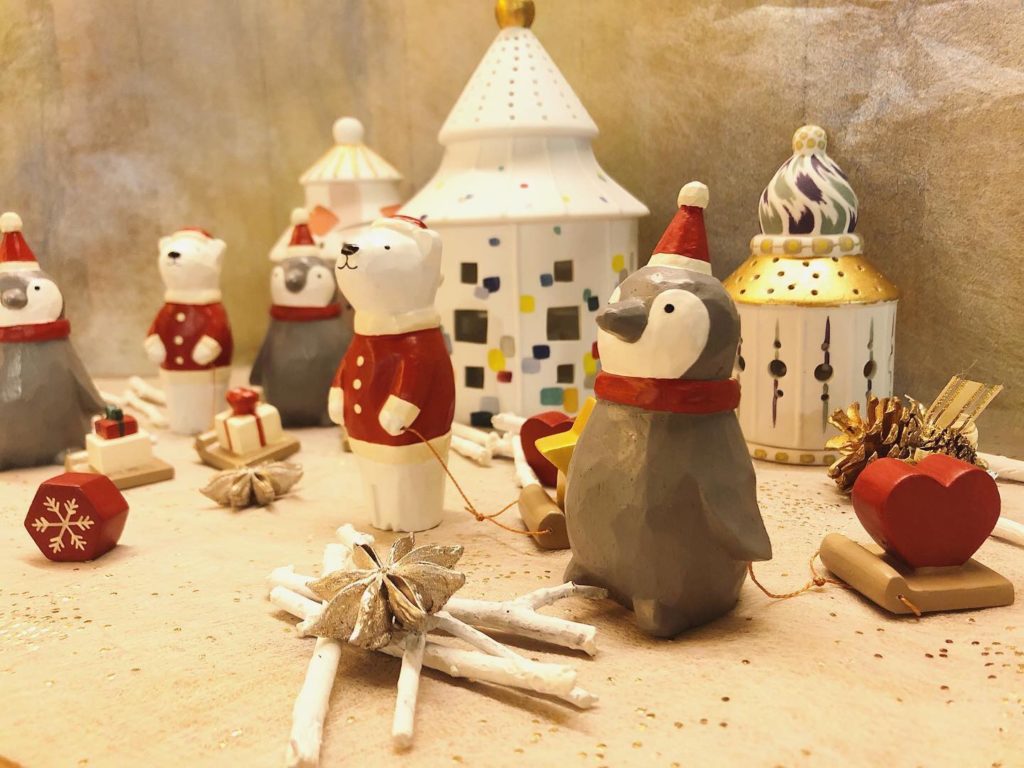 ぽれぽれ動物クリスマス21年版 オカメインコもサンタシリーズに登場 ぽれぽれ動物で愉しむおうちクリスマス