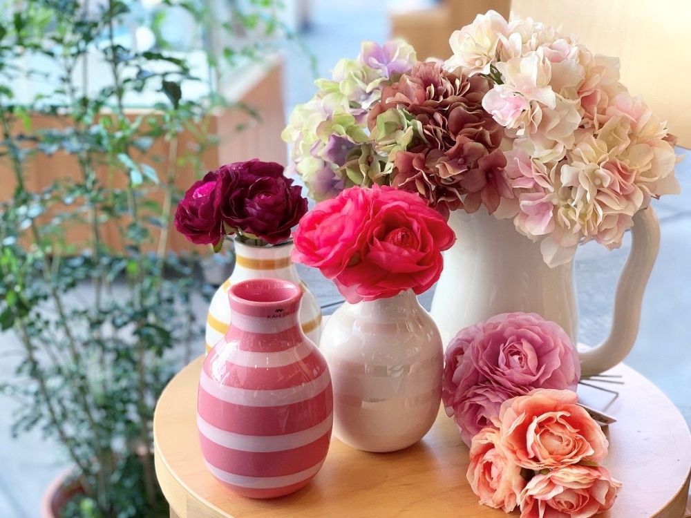 ラボグリ限定 母の日には花瓶とアートフラワーのギフトセットを贈りませんか