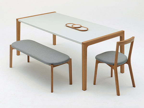 パモウナ bellacontte BRIDGE 鏡面仕上 ダイニングテーブル