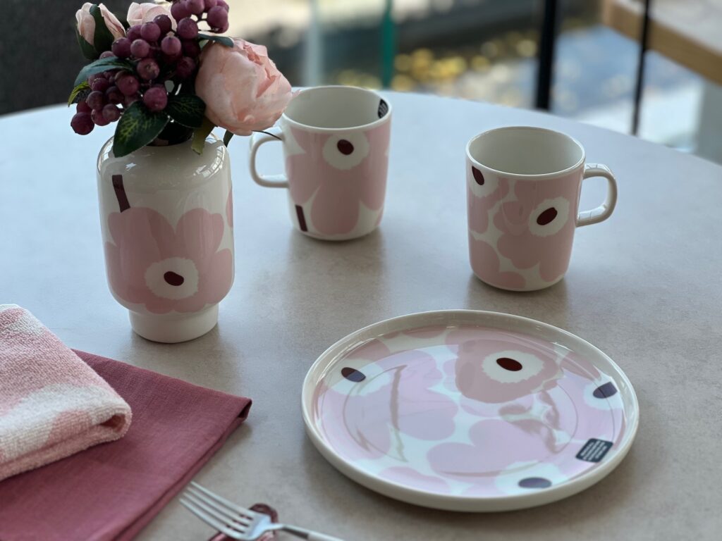 marimekko 日本限定 ウニッコピンク 3点セット マリメッコ]桜色の 